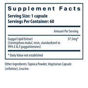 Guggul E&Z 99% Extract (60 Capsules)