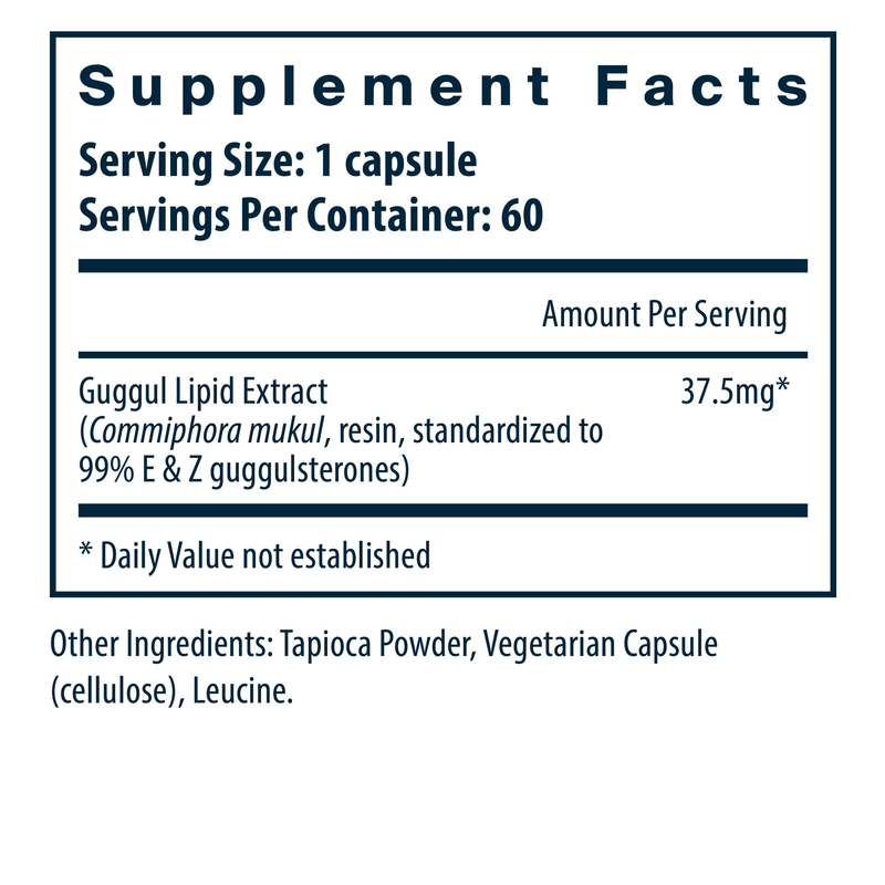Guggul E&Z 99% Extract (60 Capsules)