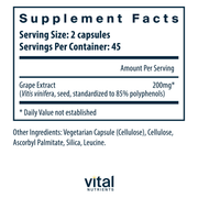 Grape Seed Extract 100 mg (90 Capsules)