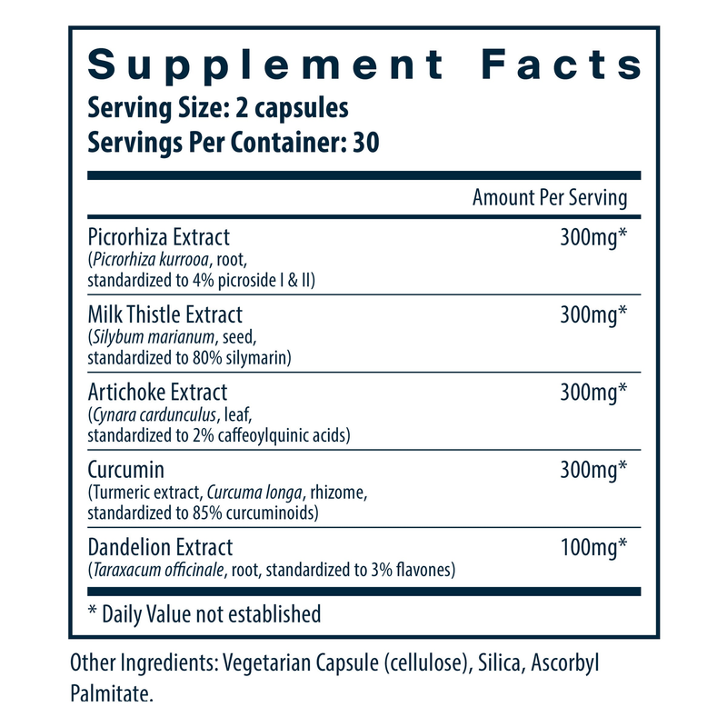 Liver Support II (with Picrorhiza) (60 Capsules)