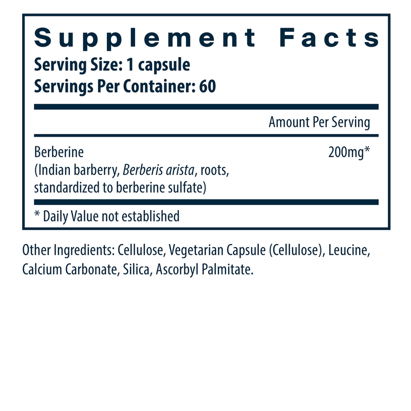 Berberine 200 mg (60 Capsules)