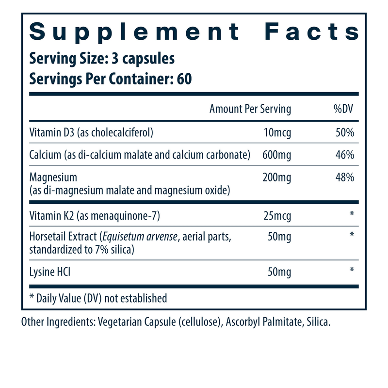 Osteo-Nutrients (w Vit K2-7) (180 Capsules)