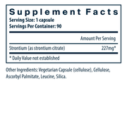 Strontium (Citrate) 227 mg (90 Capsules)