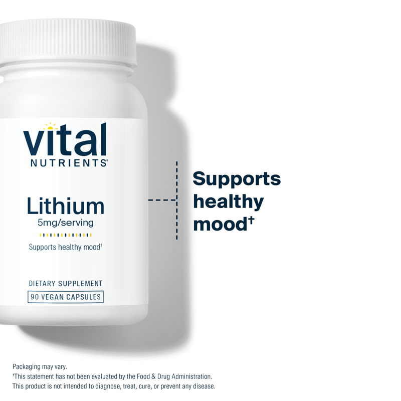 Lithium (orotate) 5 mg (90 Capsules)