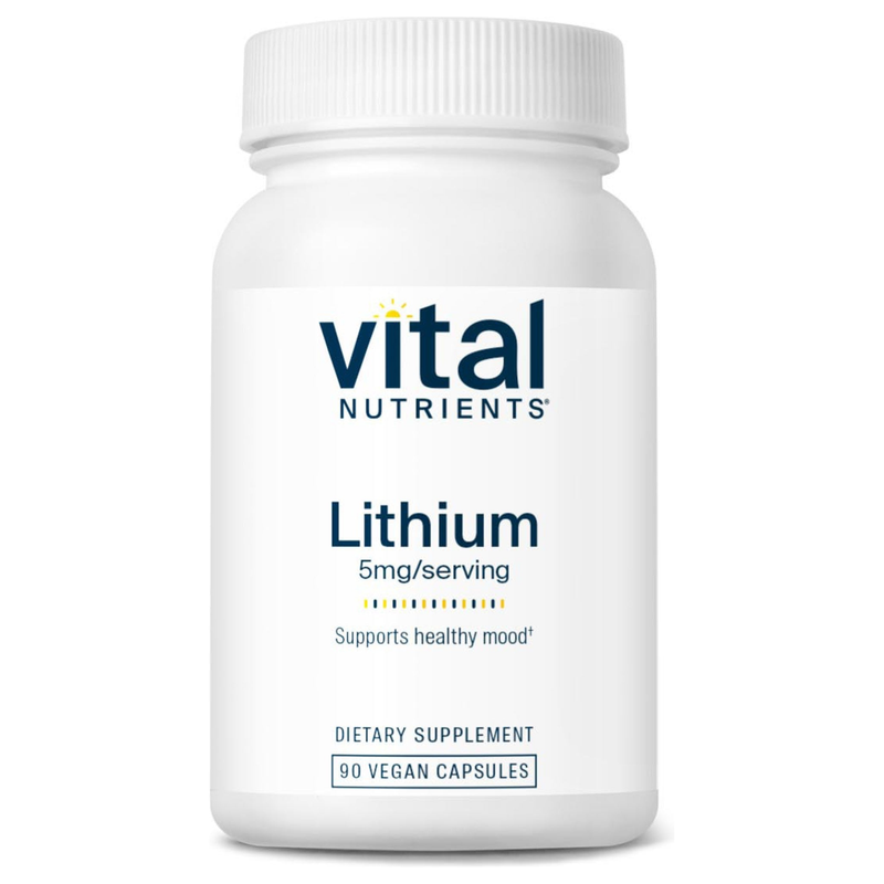 Lithium (orotate) 5 mg (90 Capsules)