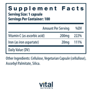Iron Plus C (100 Capsules)