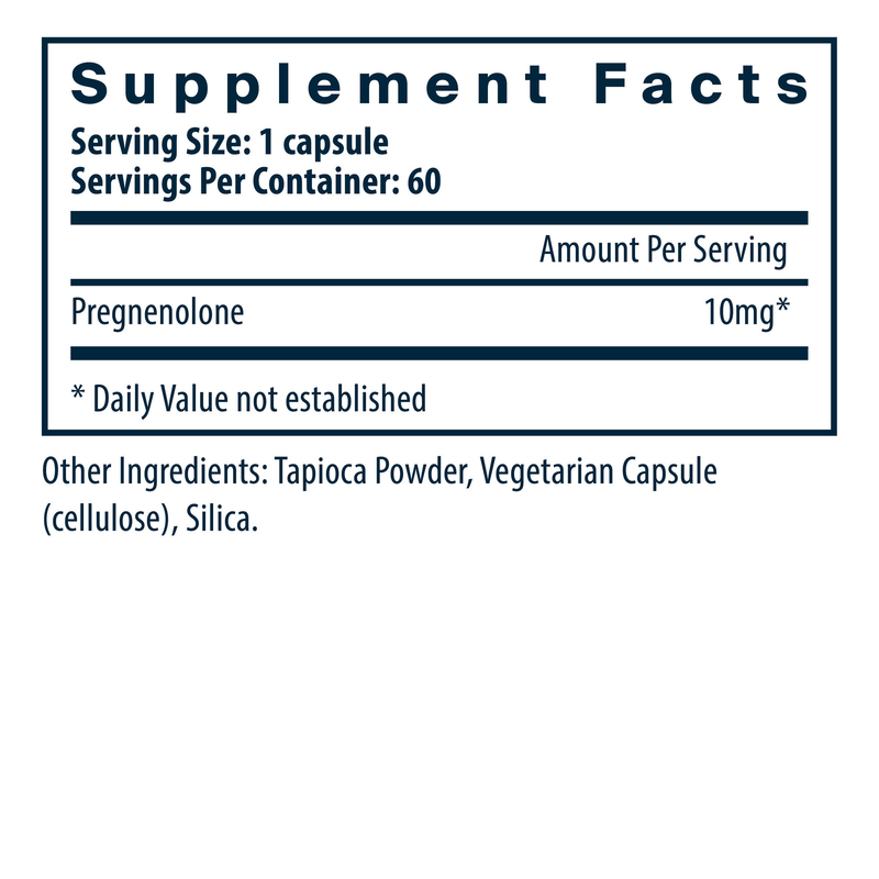 Pregnenolone 10 mg (60 Capsules)