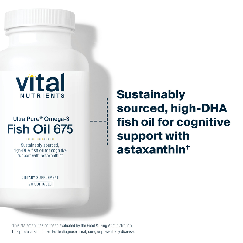 Ultra Pure Fish Oil 675 (90 Softgels)