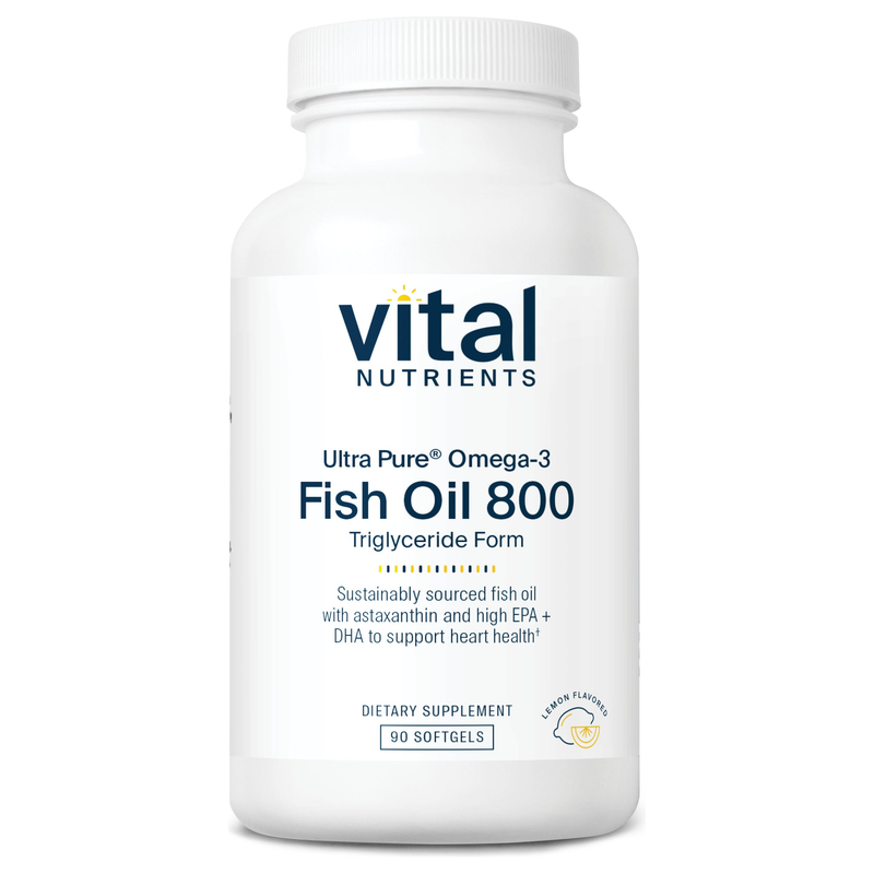 Ultra Pure Fish Oil 800 TG (90 Softgels)