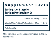 Pyridoxal-5 Phosphate 50 mg (90 Capsules)