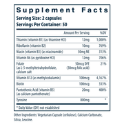 Tyrosine and B Vitamins (100 Capsules)