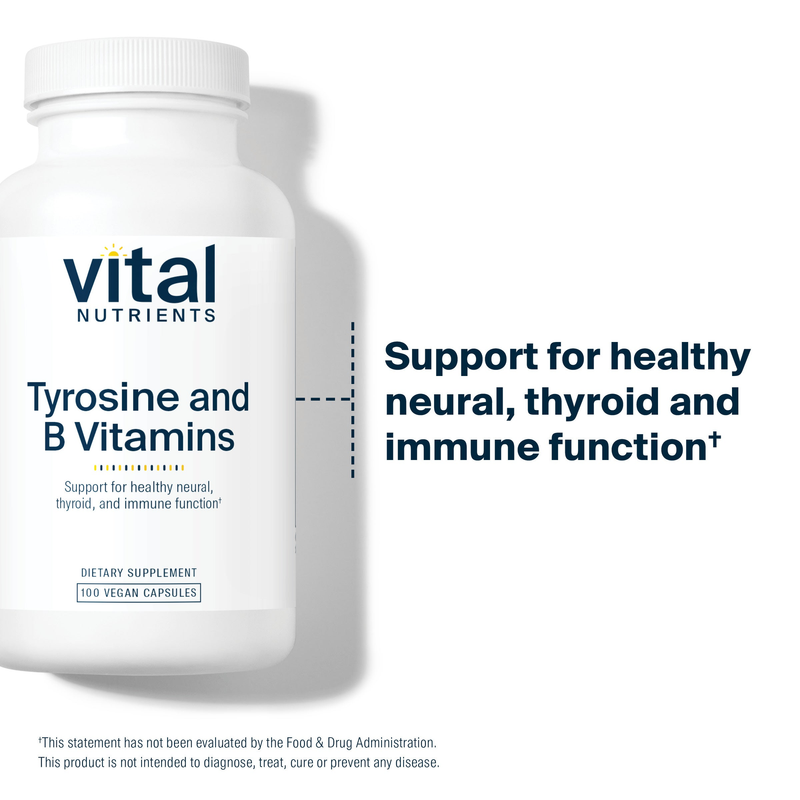 Tyrosine and B Vitamins (100 Capsules)