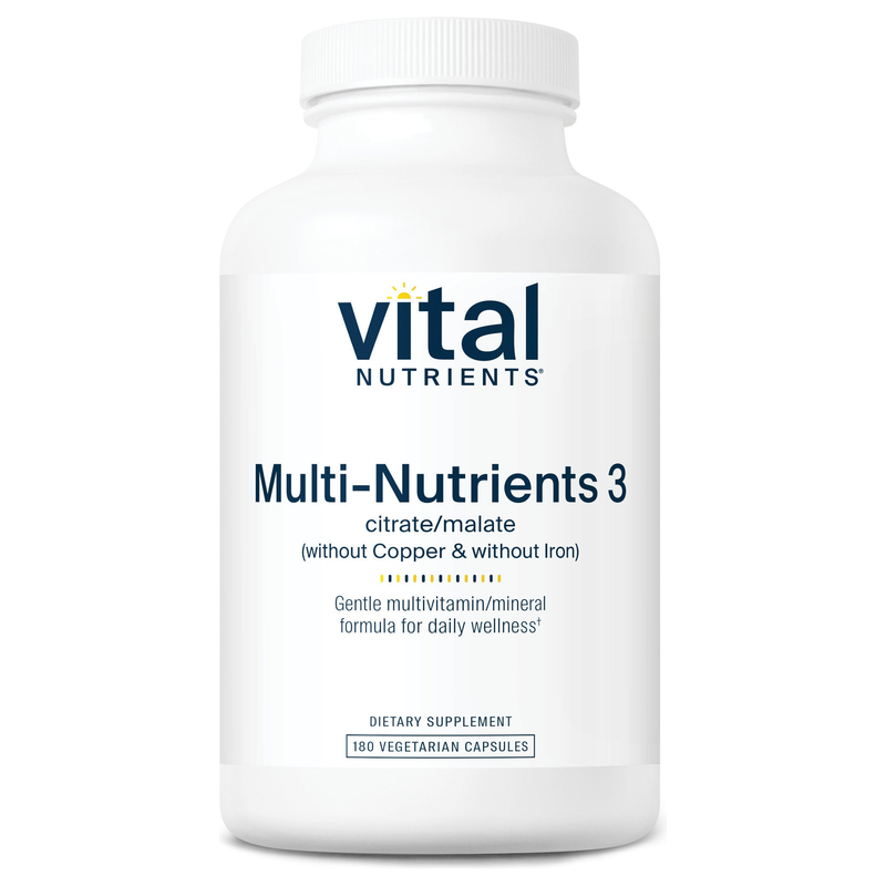 Multi-Nutrients 3 Citrate/Malate (180 Capsules)