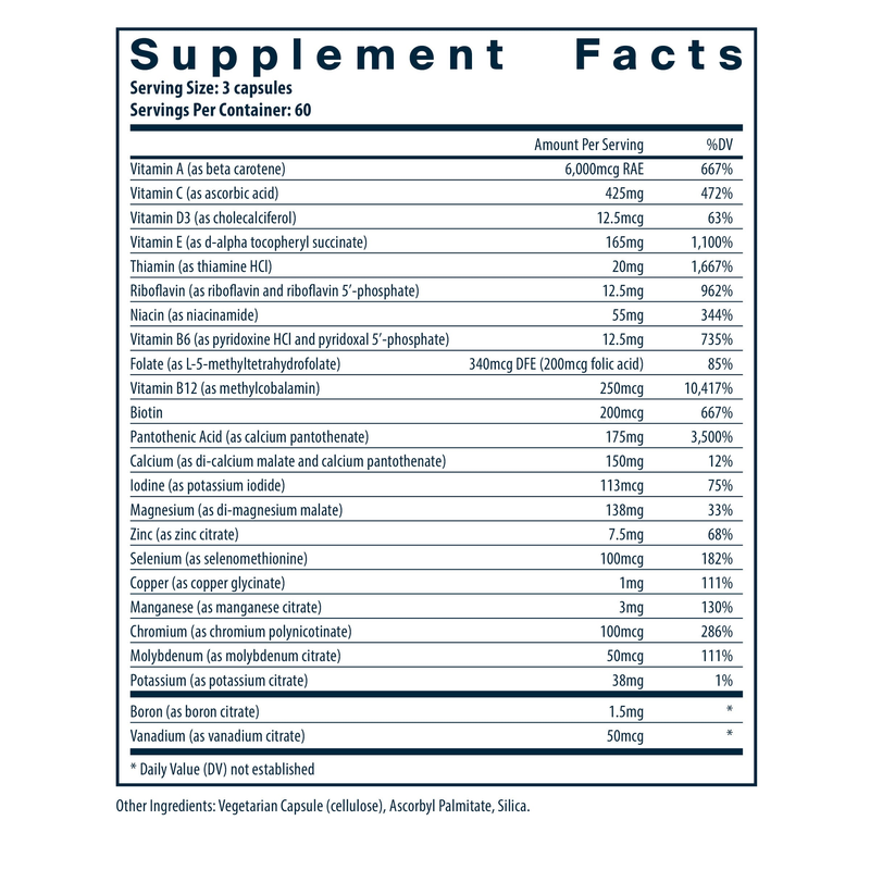 Multi-Nutrients 2 (Citrate/Malate Formula) (180 Capsules)
