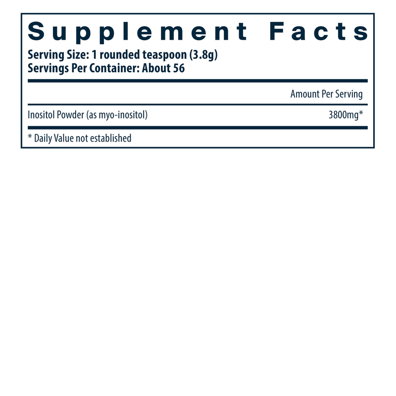 Inositol Powder (225 Grams / 7.94 Ounce Powder)