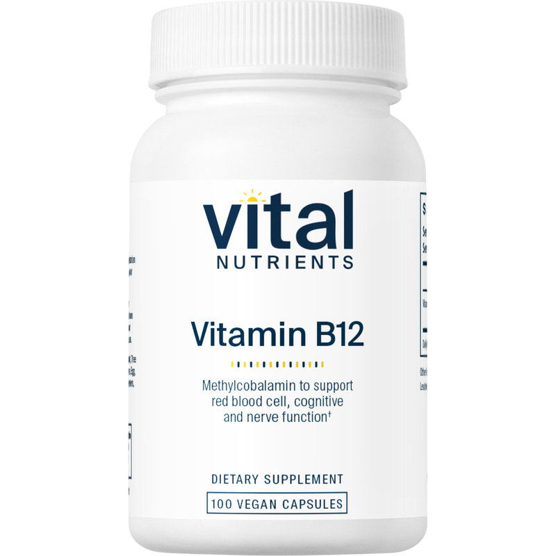 Vitamin B12 (as methylcobalamin) 1000mcg (100 Capsules)