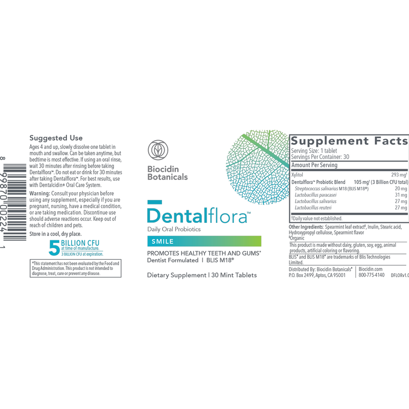 Dentalflora (30 Mint Tablets)