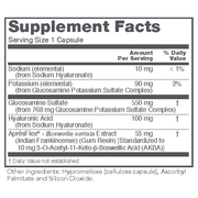 Proto-Flex (60 Capsules) - supplement facts