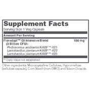 Intestinal Biotic Support 3 Billion CFU (60 Capsules) - supplement facts