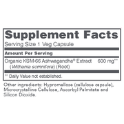 KSM-66 Ashwagandha®, Stress and Sleep Support (90 Capsules) - supplement facts
