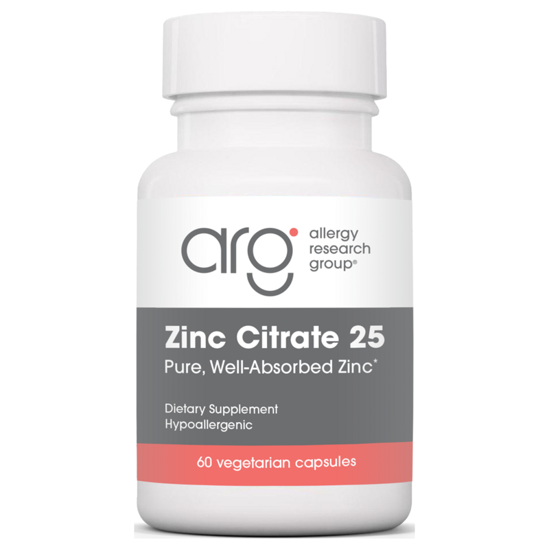 Zinc Citrate 25mg (60 Capsules)