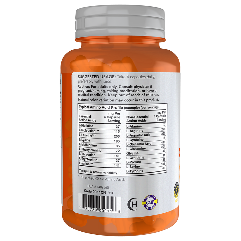 Amino Complete (120 Capsules) - left view
