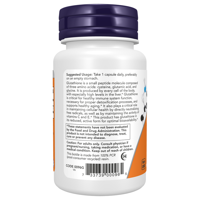 Glutathione (60 Capsules) - left view