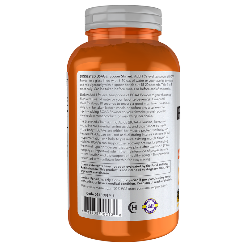 Branched-Chain Amino Acid Powder (340 g) - left view