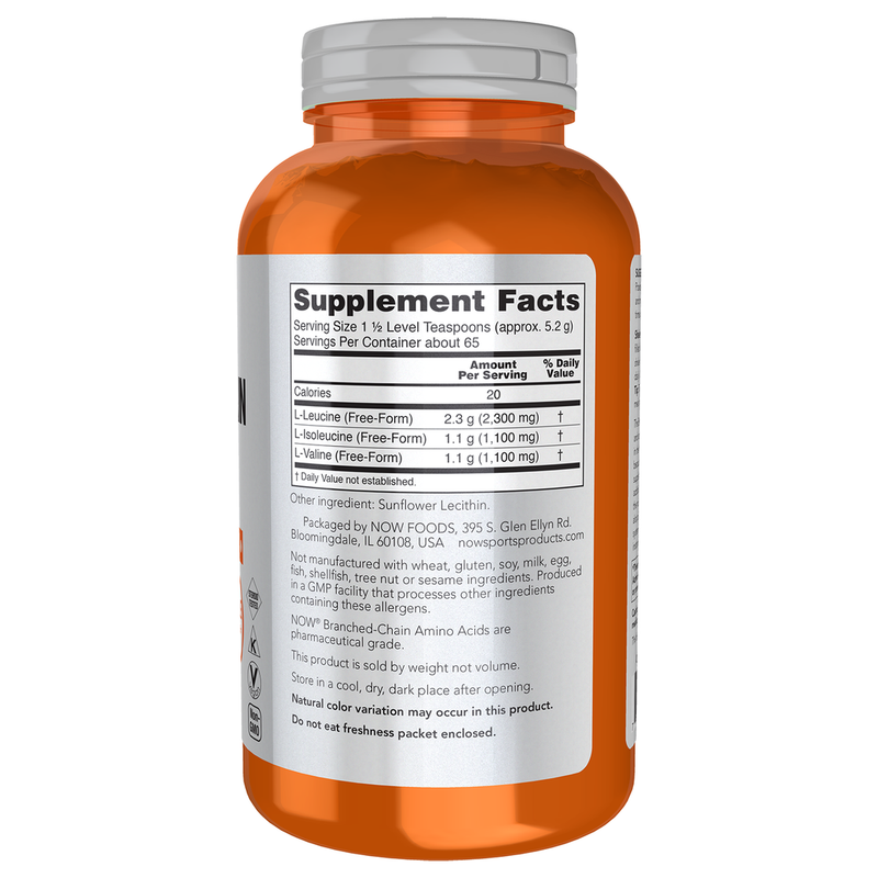 Branched-Chain Amino Acid Powder (340 g) - right view