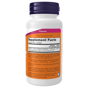 Natural Beta Carotene 25,000IU (90 Softgels) - right view