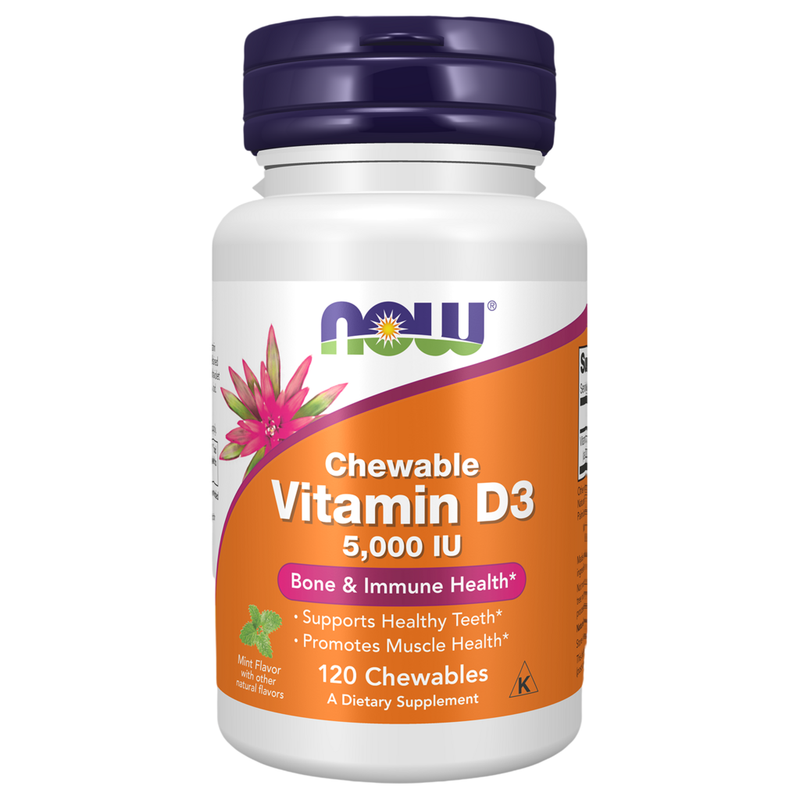 Vitamin D-3 5000IU Chewable (120 Chewables)