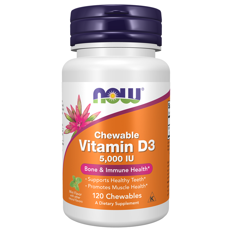 Vitamin D-3 5000IU Chewable (120 Chewables)