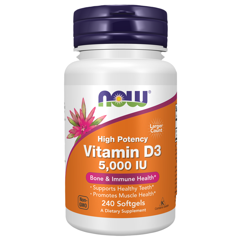 Vitamin D-3 5,000IU (240 Softgels)