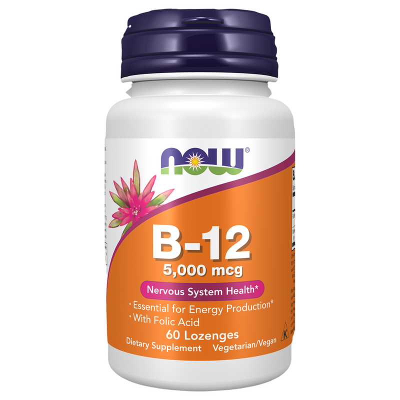 Vitamin B-12 5000mcg (60 Lozenges)