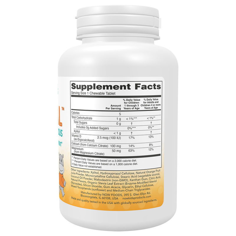 Kid Cal™ Chewables, Orange U Delicious Flavor (100 Tablets) - right view