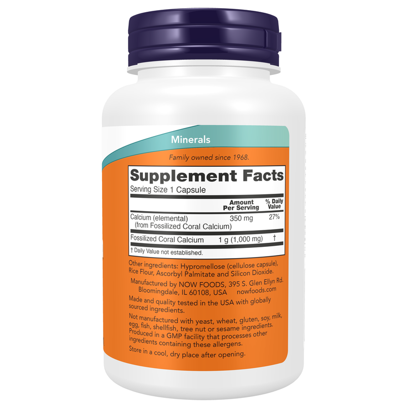 Coral Calcium 1000mg (100 Capsules) - right view