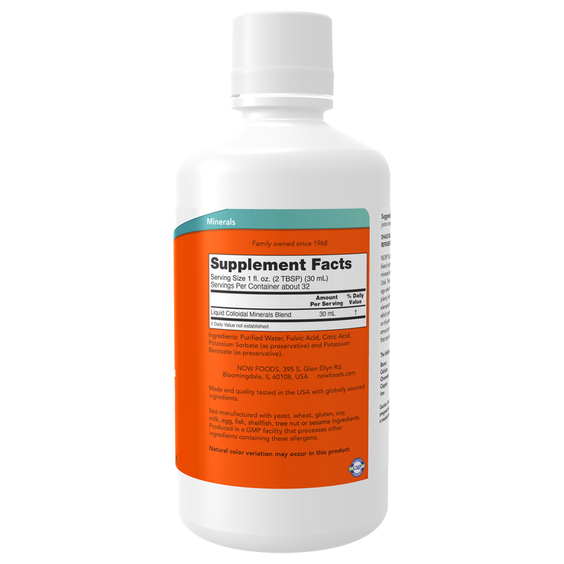 Colloidal Minerals (946 ml) - supplement facts