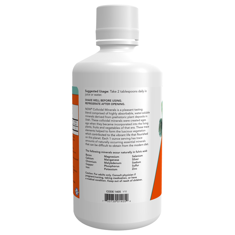 Colloidal Minerals (946 ml) - label information