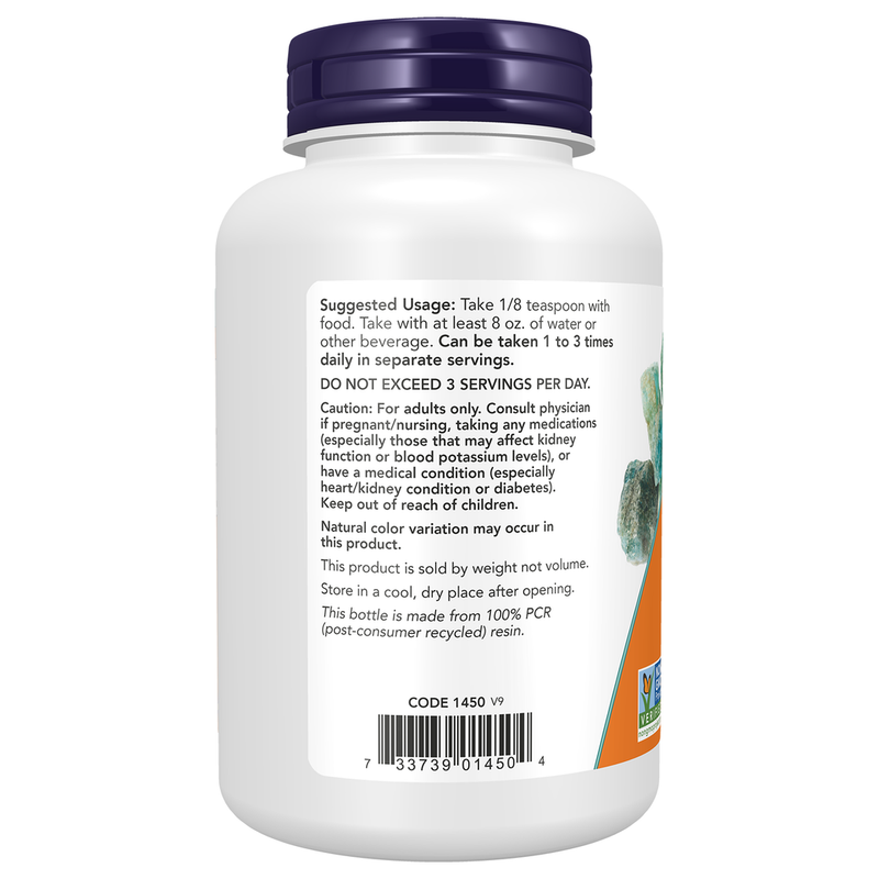 Potassium Chloride (227 g) - left view