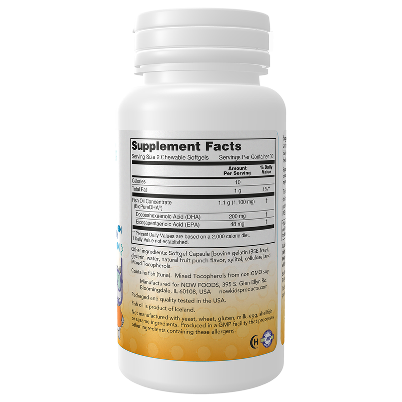 DHA 100mg (60 Softgels) - right view