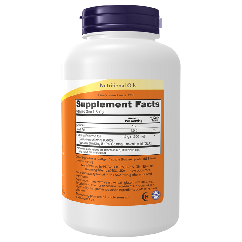 Super Primrose (120 Softgels) - supplement facts