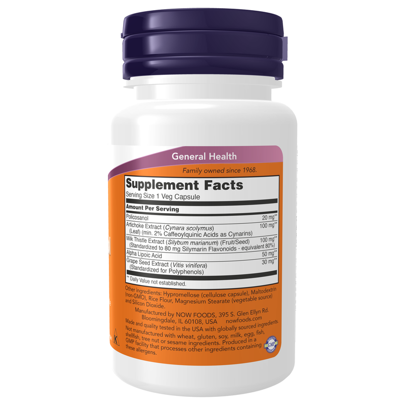 Policosanol 20mg (90 Capsules) - supplement facts