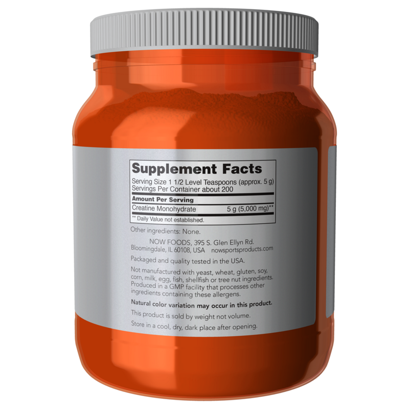 Creatine Monohydrate (998 g) - supplement facts