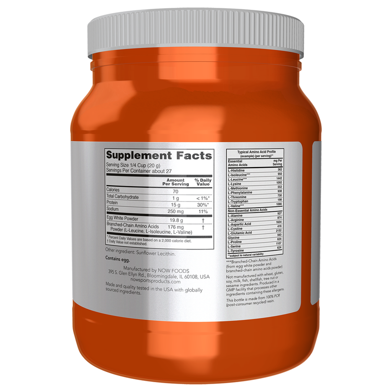 Eggwhite Protein (1.2 Pounds) - right view