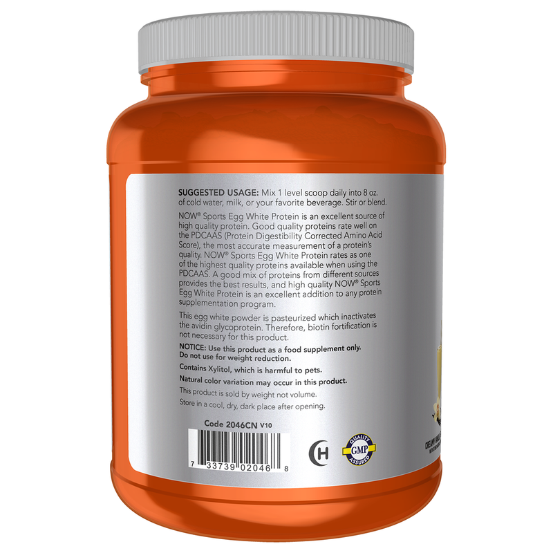 Eggwhite Protein Vanilla Creme (680 g) - left view
