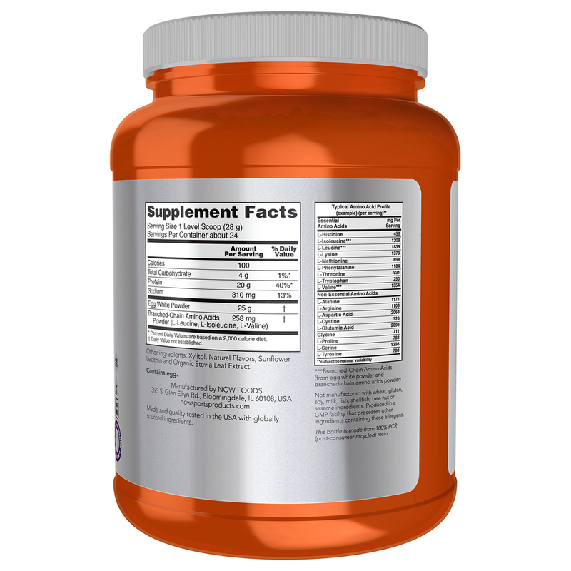 Eggwhite Protein Vanilla Creme (680 g) - right view