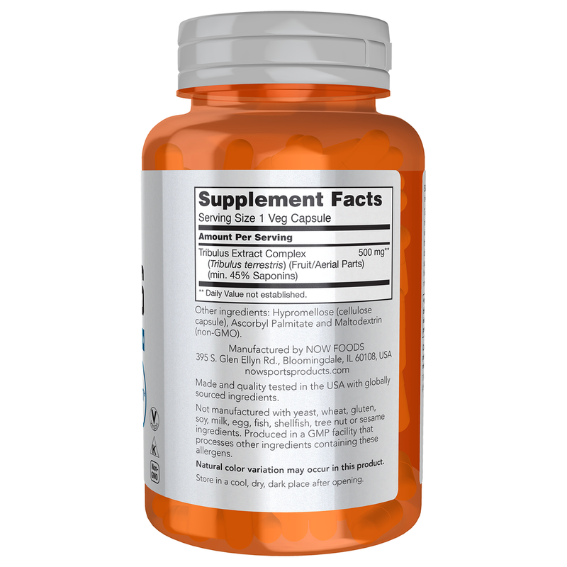 Tribulus 500mg (100 Capsules) - right view