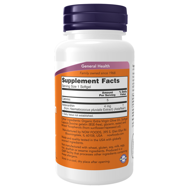 Astaxanthin (90 Softgels) - right view