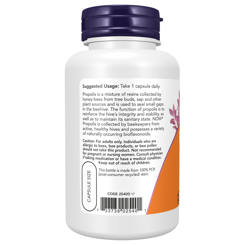 Propolis 1500mg (100 Capsules) - left view