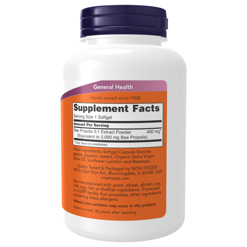 Propolis 2000 5:1 Extract (90 Softgel) - supplement facts